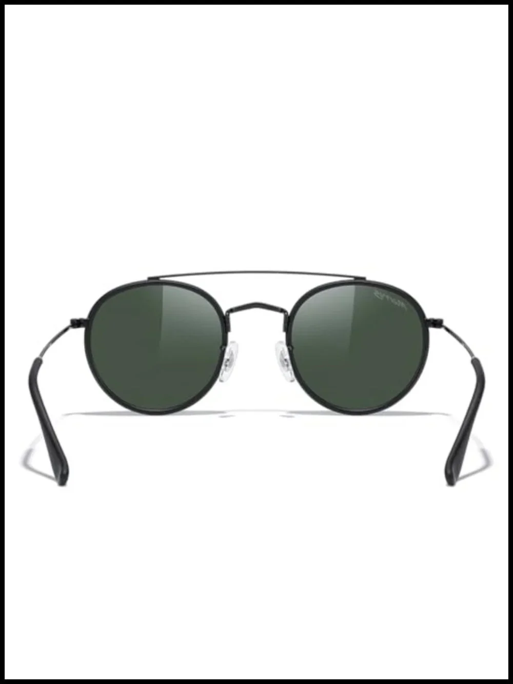 Retro Round Polarized Sunglasses - Unisex Double Bridge